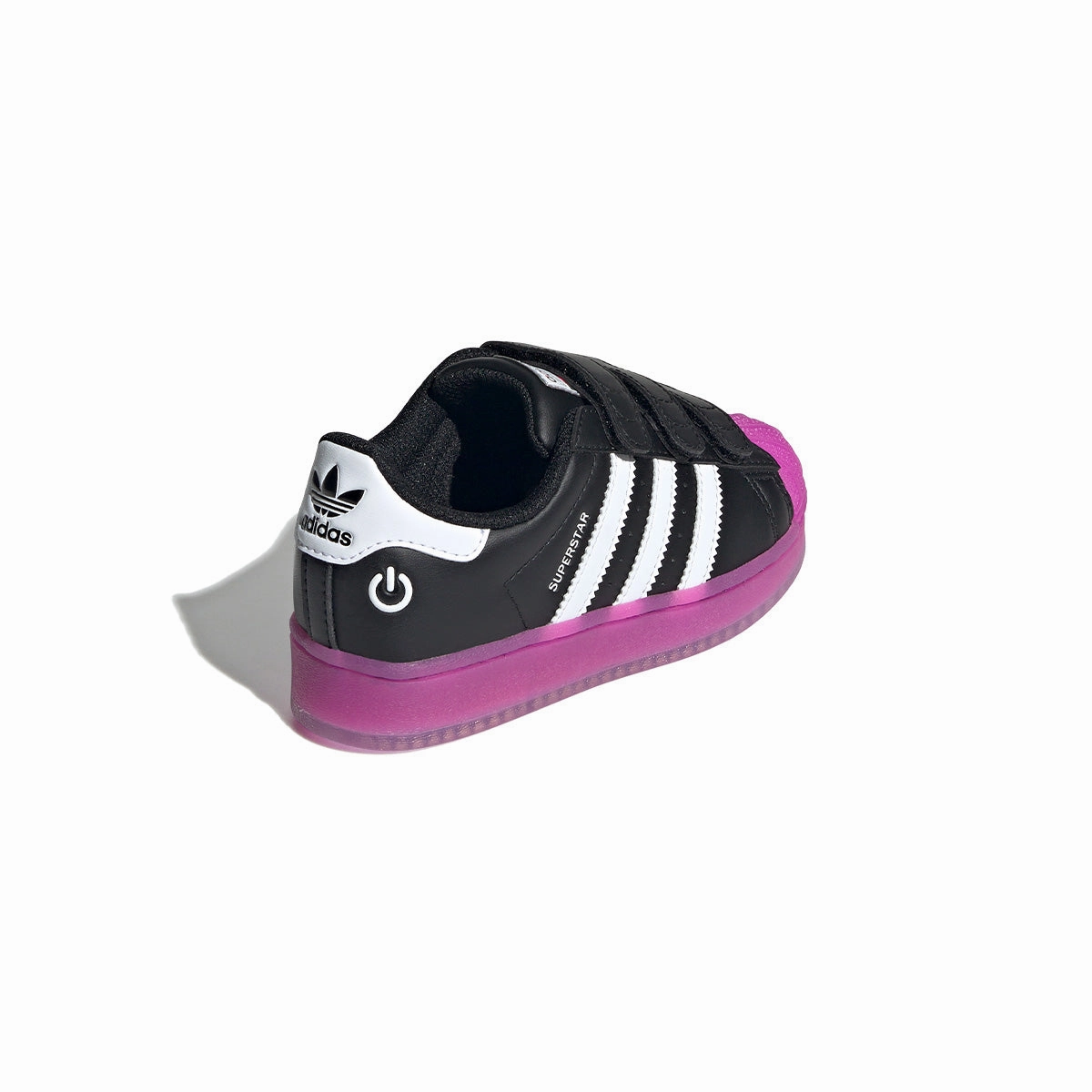 Demon Slayer Adidas Shoes Kids Superstar LED Light 'Black'