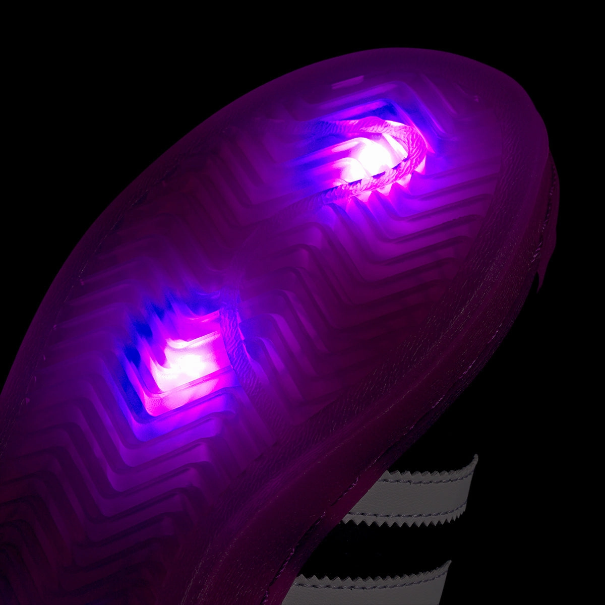 Kids Superstar LED Light 'Black' Adidas New Shoe