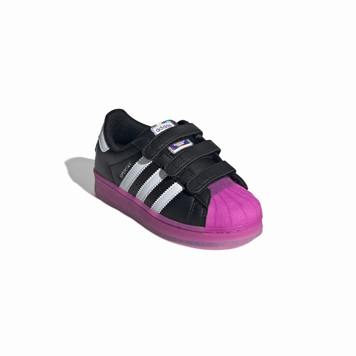 Indiana Hoosiers Adidas Shoes Kids Superstar LED Light 'Black'