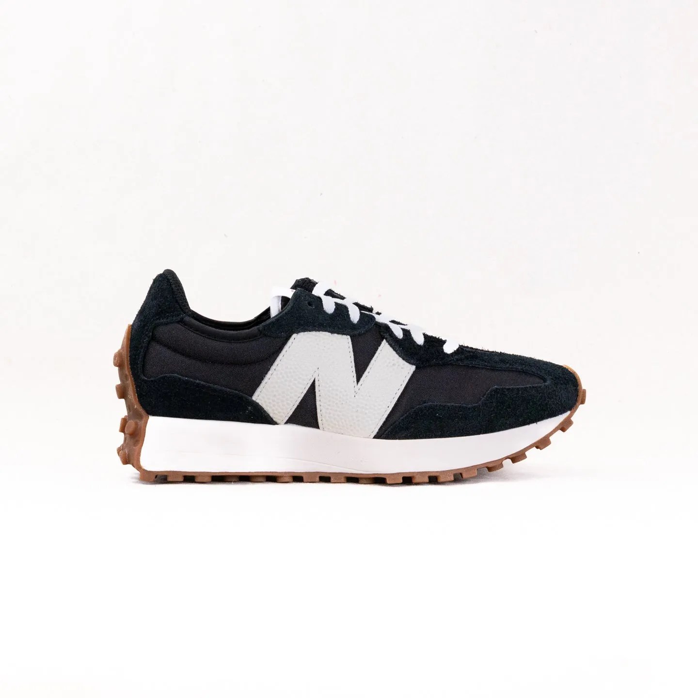 White New Balance Gum Sole New Balance 327 (Women's) -  Black/White/Mineral Red