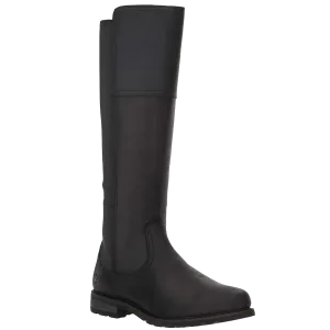 Cowboy Boots For Wide Feet Ariat Ladies Sutton H2O Waterproof Tall Black Boots 10024986