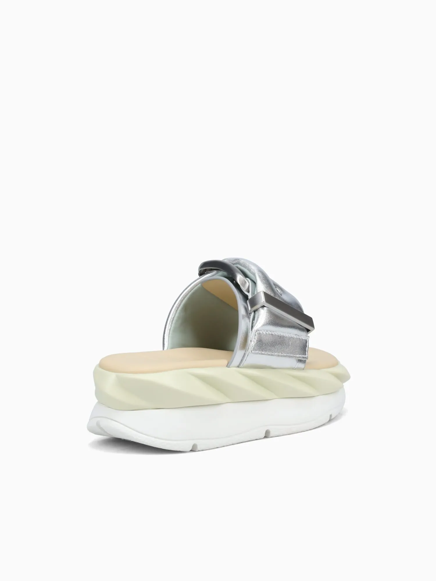 Business Casual Shoes Winter Mellow Glow Silver Metallic Sheep Lea