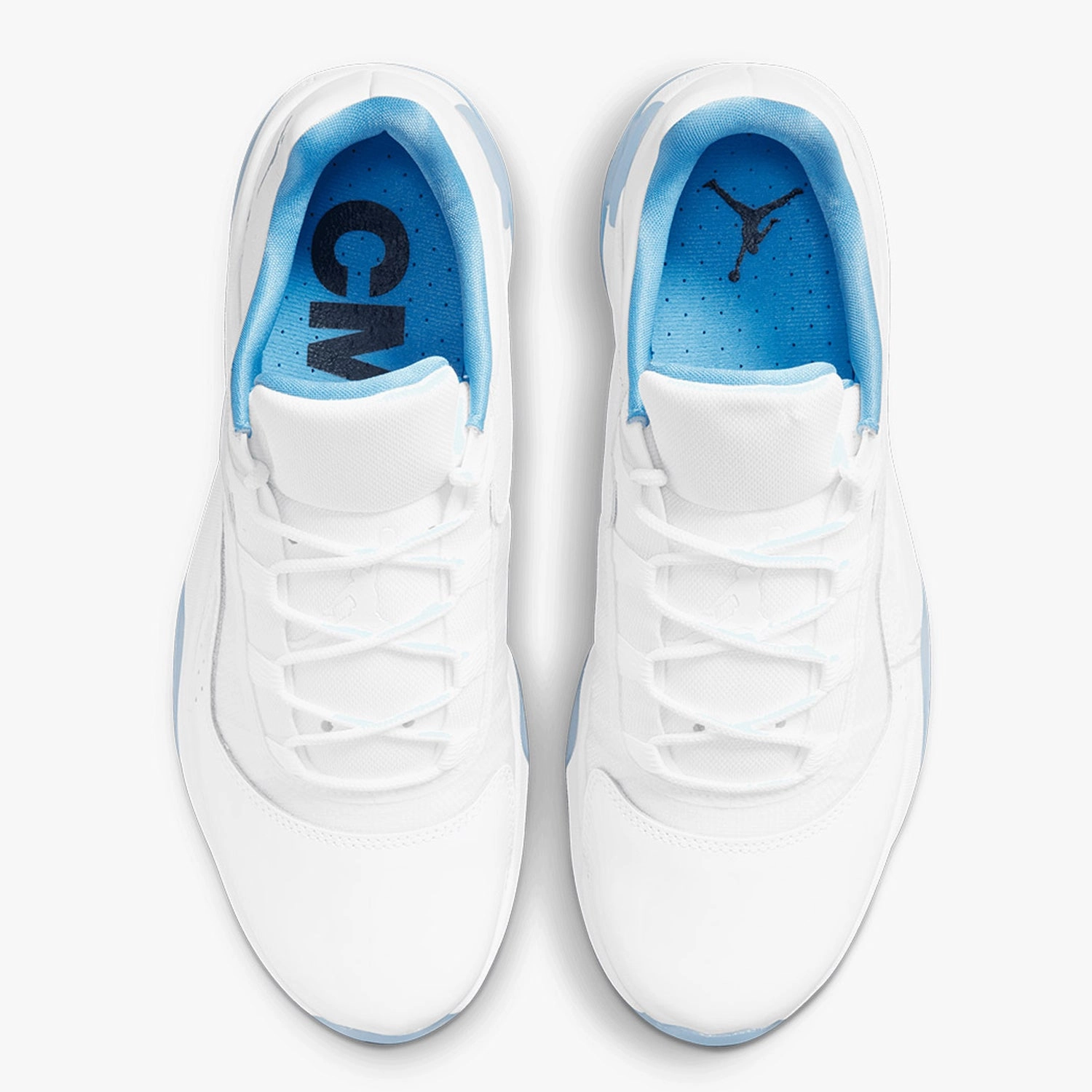 Men's Air Jordan 11 CMFT Low "White Army Navy" Sneakers Application