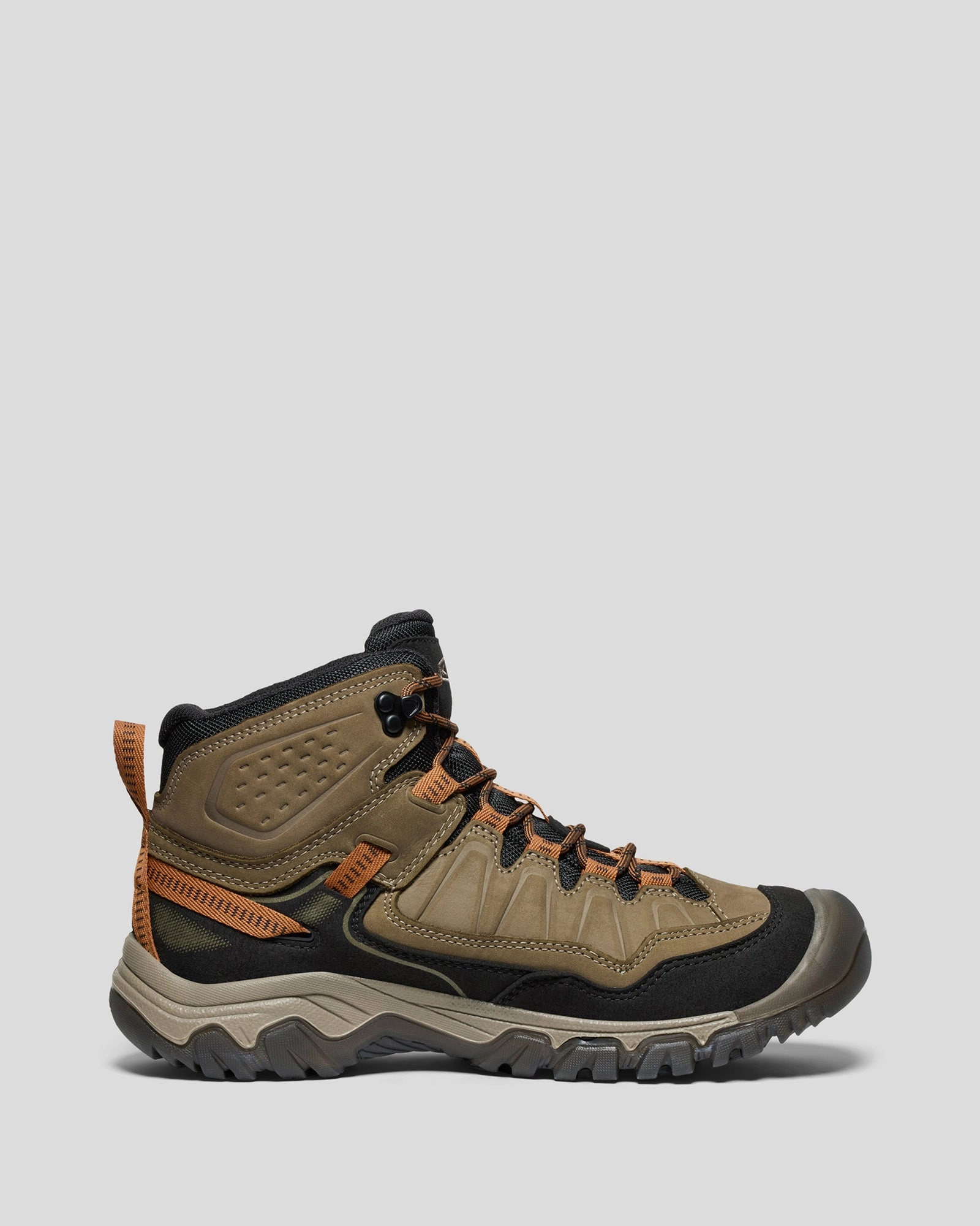Santa Boots Decor Men's Keen Targhee IV Waterproof Mid Hiking Boots - Sea Turtle/Roasted Pecan