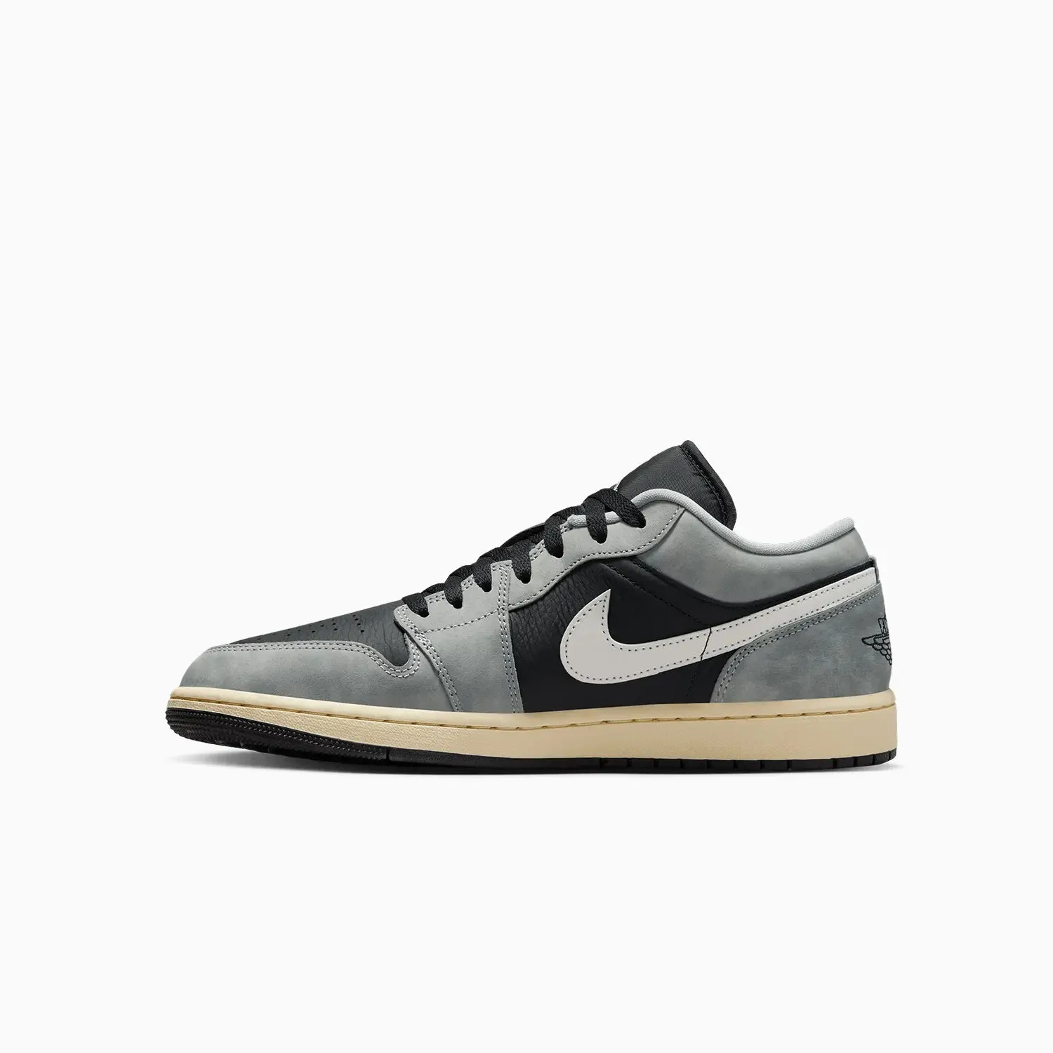 Men's Air Jordan 1 Low SE "Light Smoke Grey" Star Sneakers