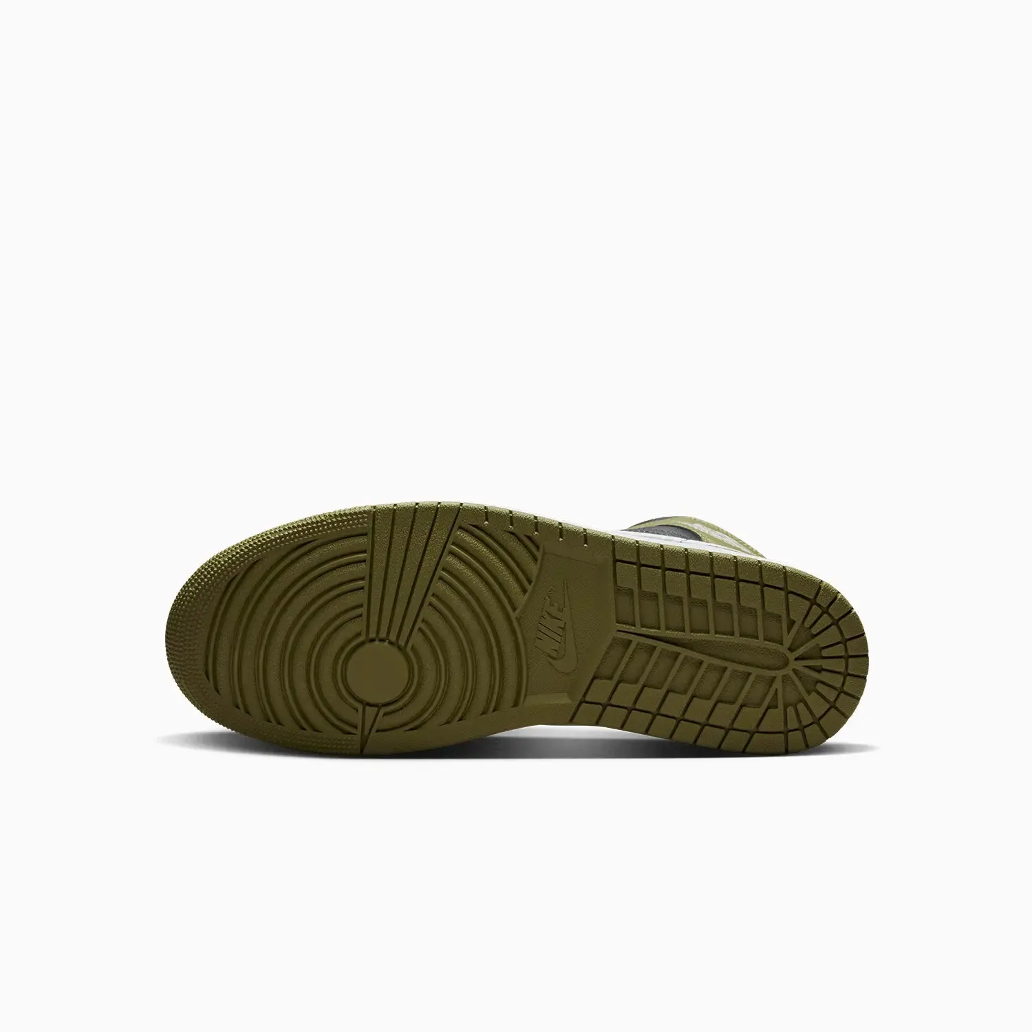 Camper Sneakers Men's Air Jordan 1 Mid "Black Medium Olive"