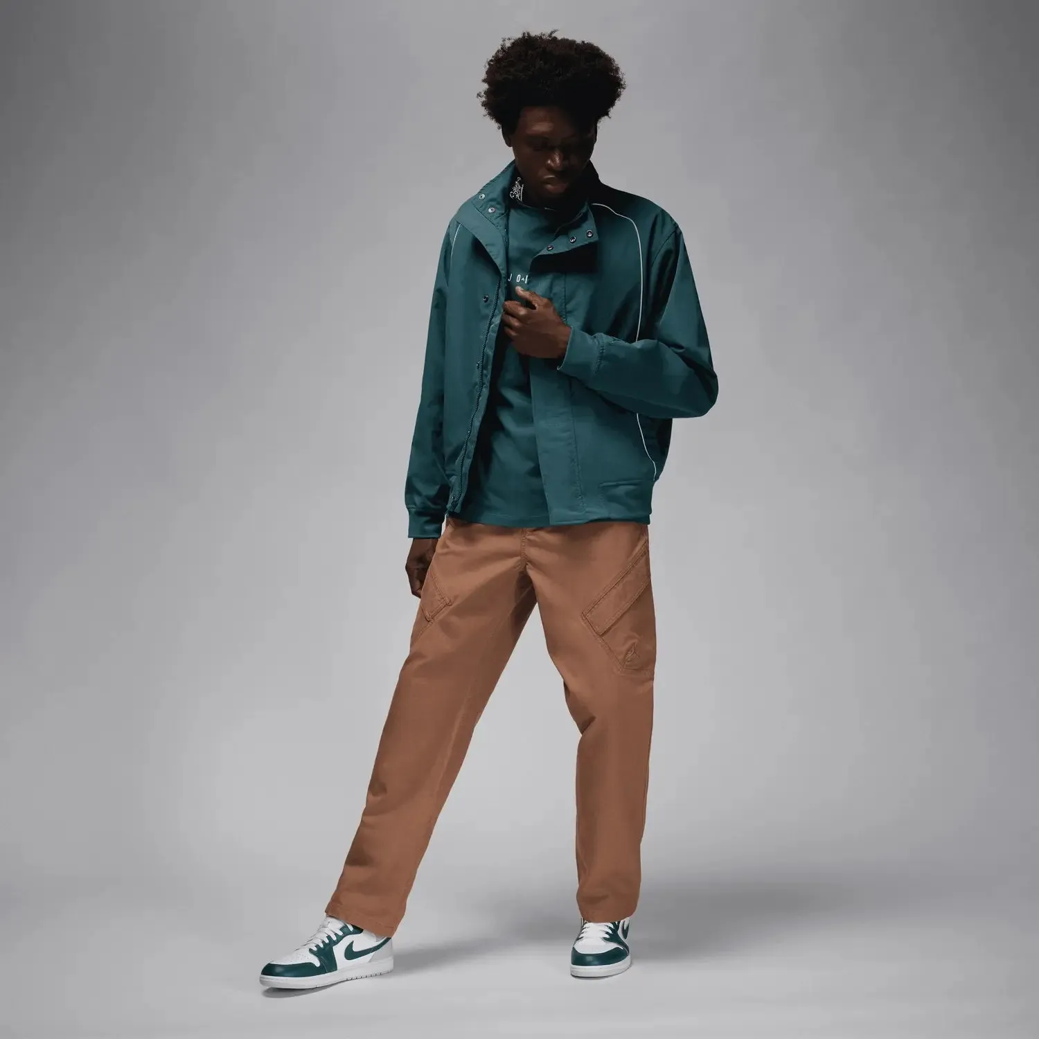 Men's Air Jordan 1 Mid SE "Oxidized Green" Sneakers Ice Cream