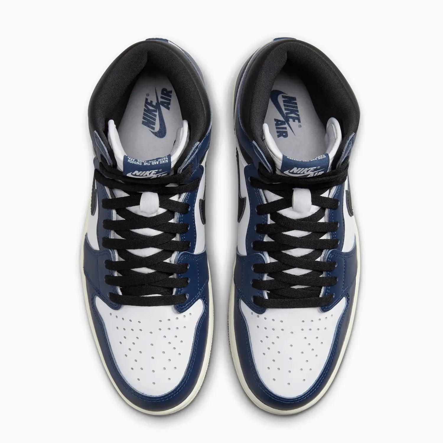 Men's Air Jordan 1 Retro High OG "Midnight Navy" Balance Wide Sneakers