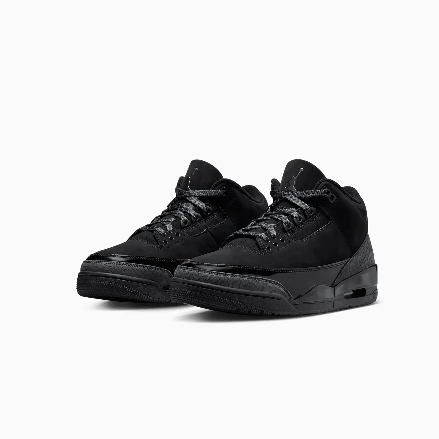 Men's Air Jordan 3 Retro "Black Cat" Denim Sneakers