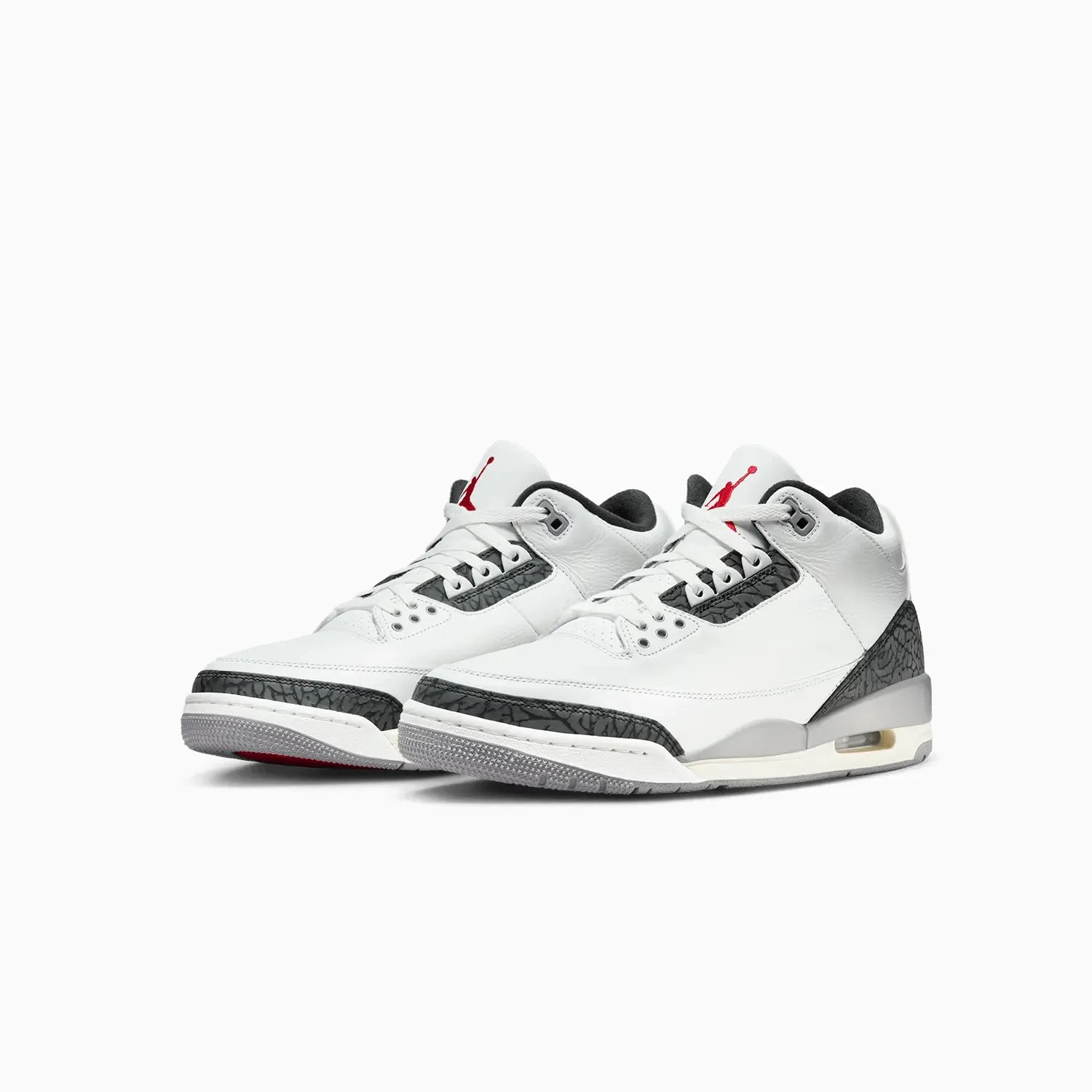 Men's Air Jordan 3 Retro "Cement Grey" Sneakers With Soles