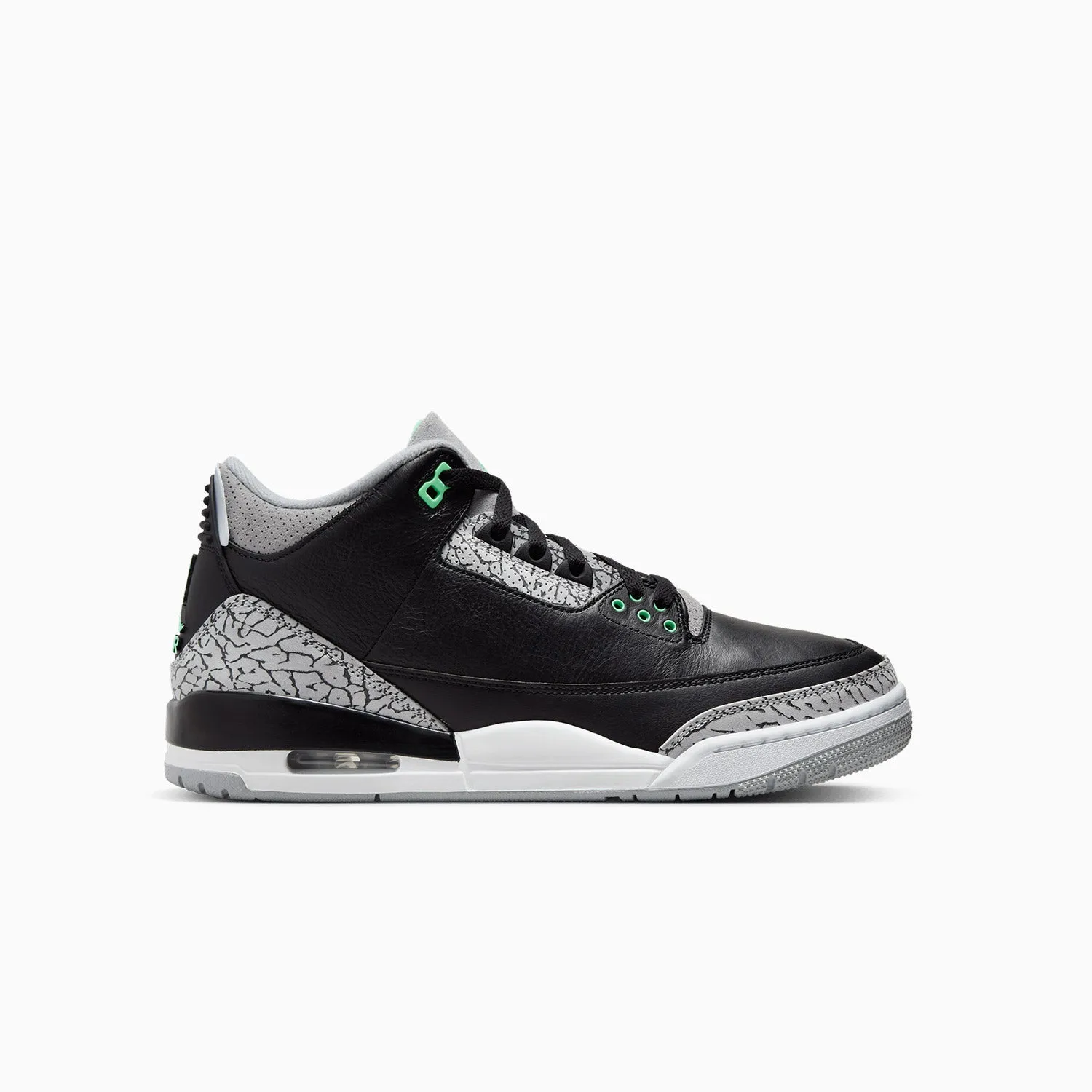 Level Sneakers Men's Air Jordan 3 Retro "Green Glow"