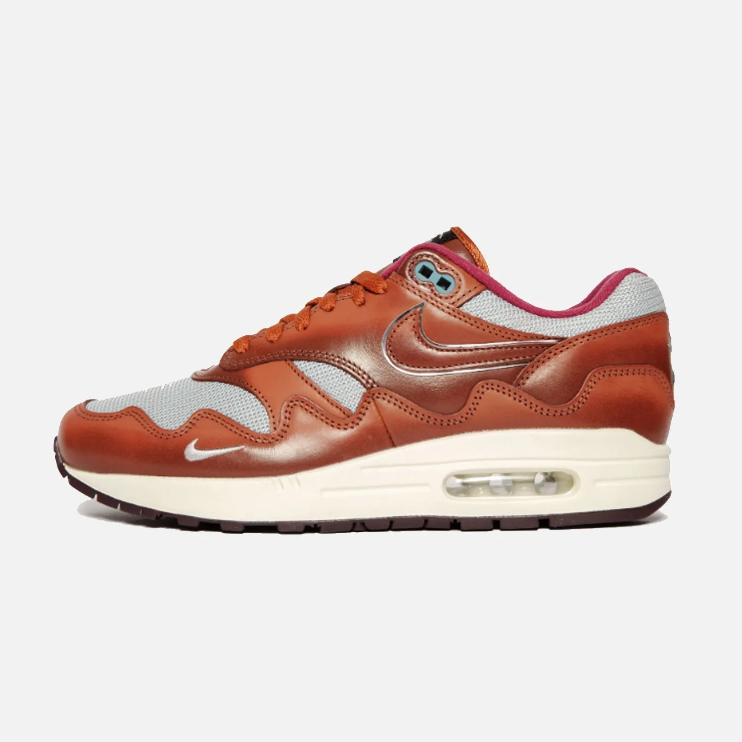 Custom Nike Basketball Shoes Men's Nike Air Max 1  Patta Brown