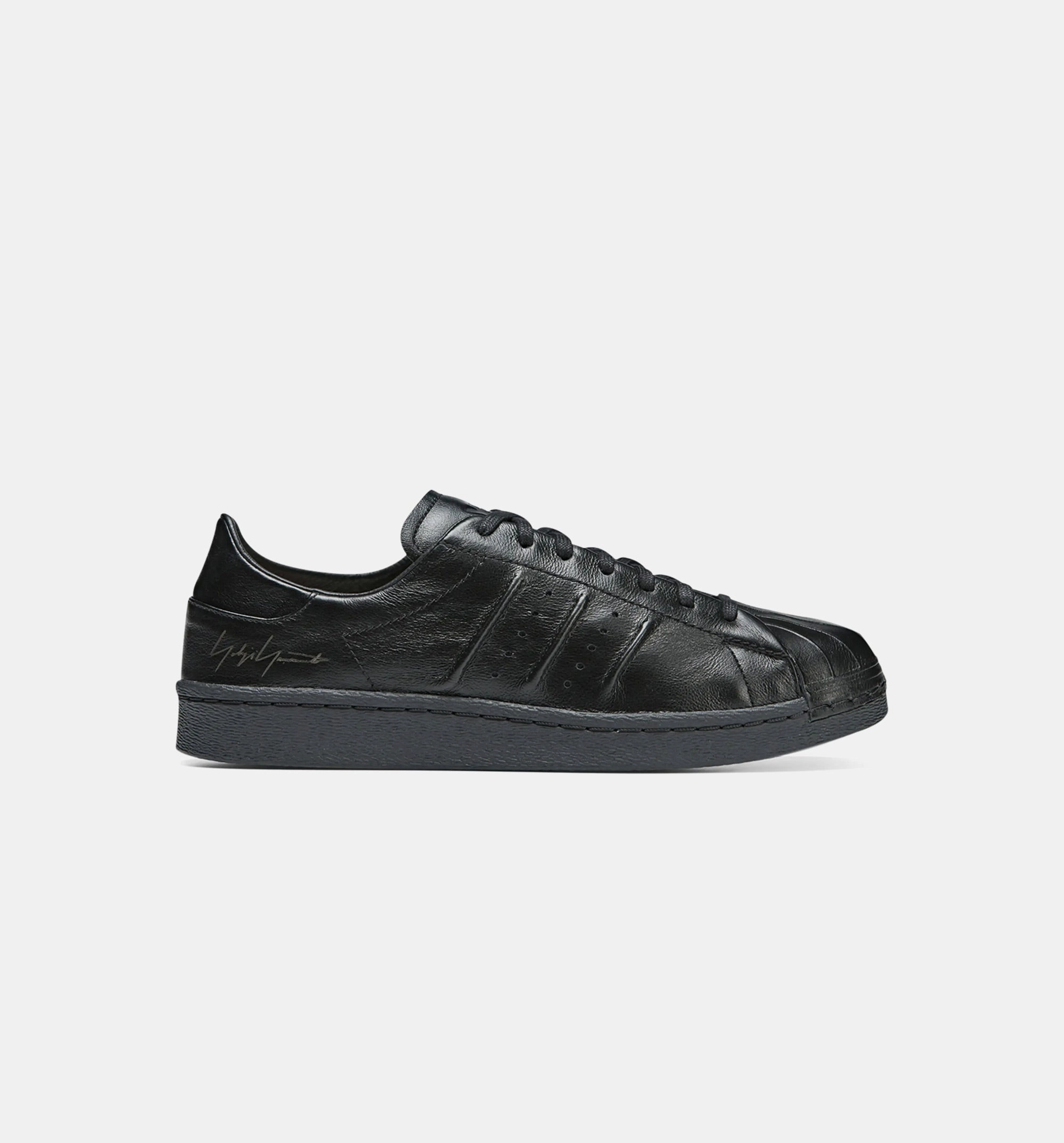 Adidas Top Shoes Y3 Superstar Mens Lifestyle Shoe - Black/Black/Black