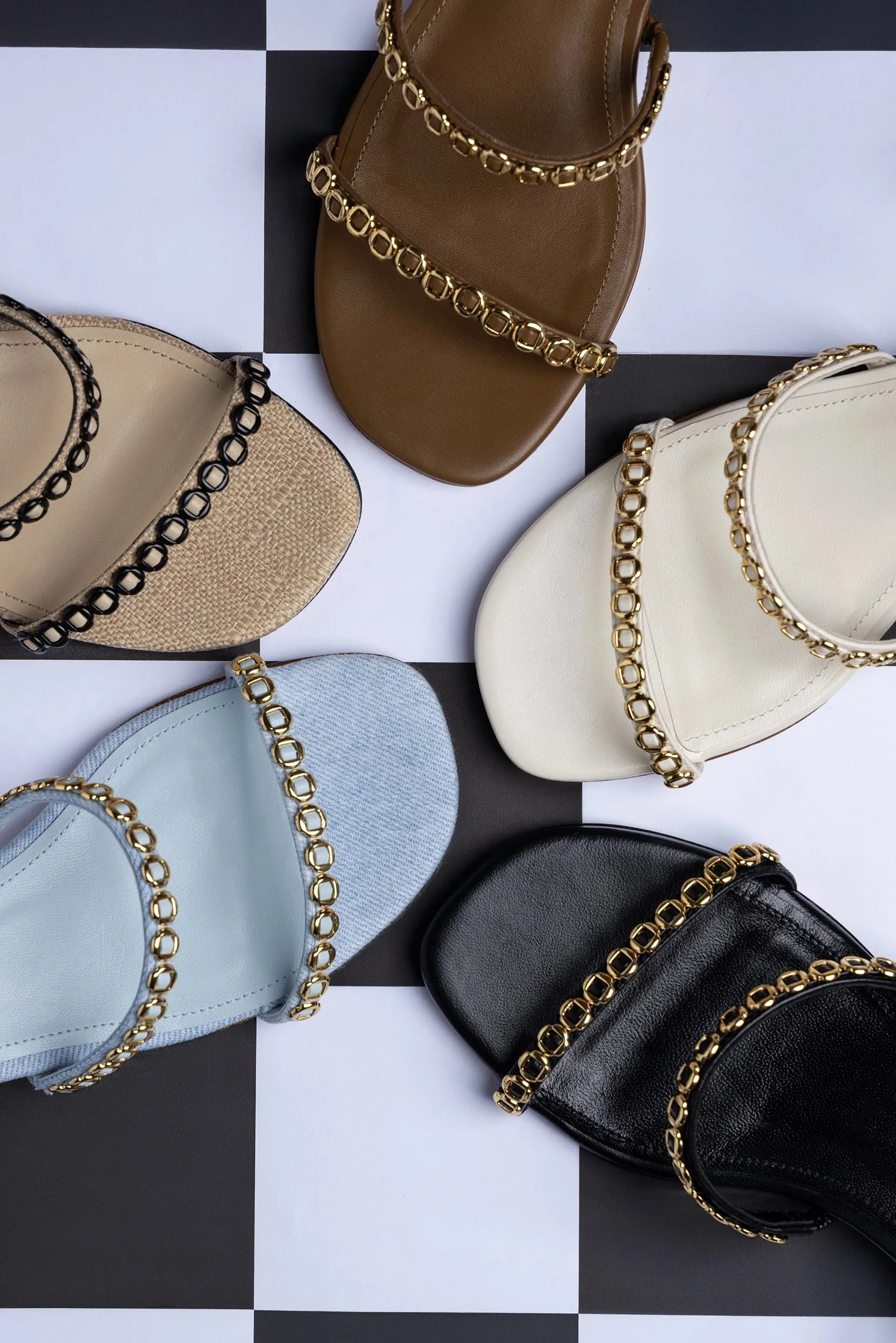 Milanina Block Sandal In Ivory Leather Best Shoes For Casual Bike Riding