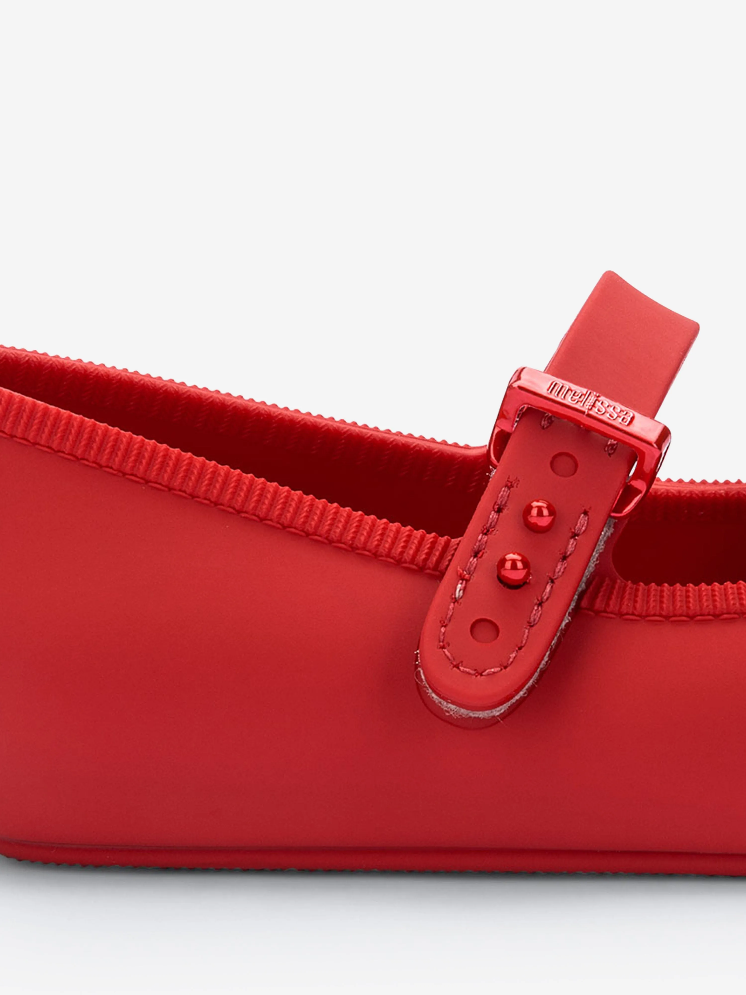 Best Basketball Casual Shoes Mini Melissa Girls Soft Ballerinas in Red