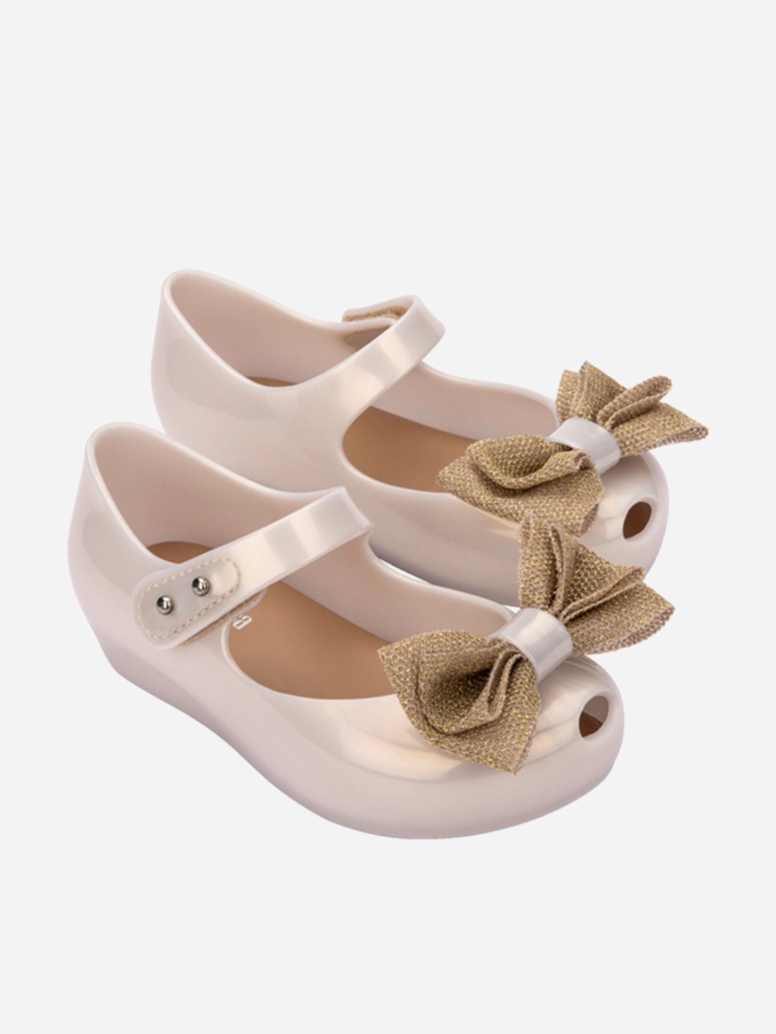 Mini Melissa Girls Ultragirl Sweet XII Shoes in Ivory Best Casual Shoe