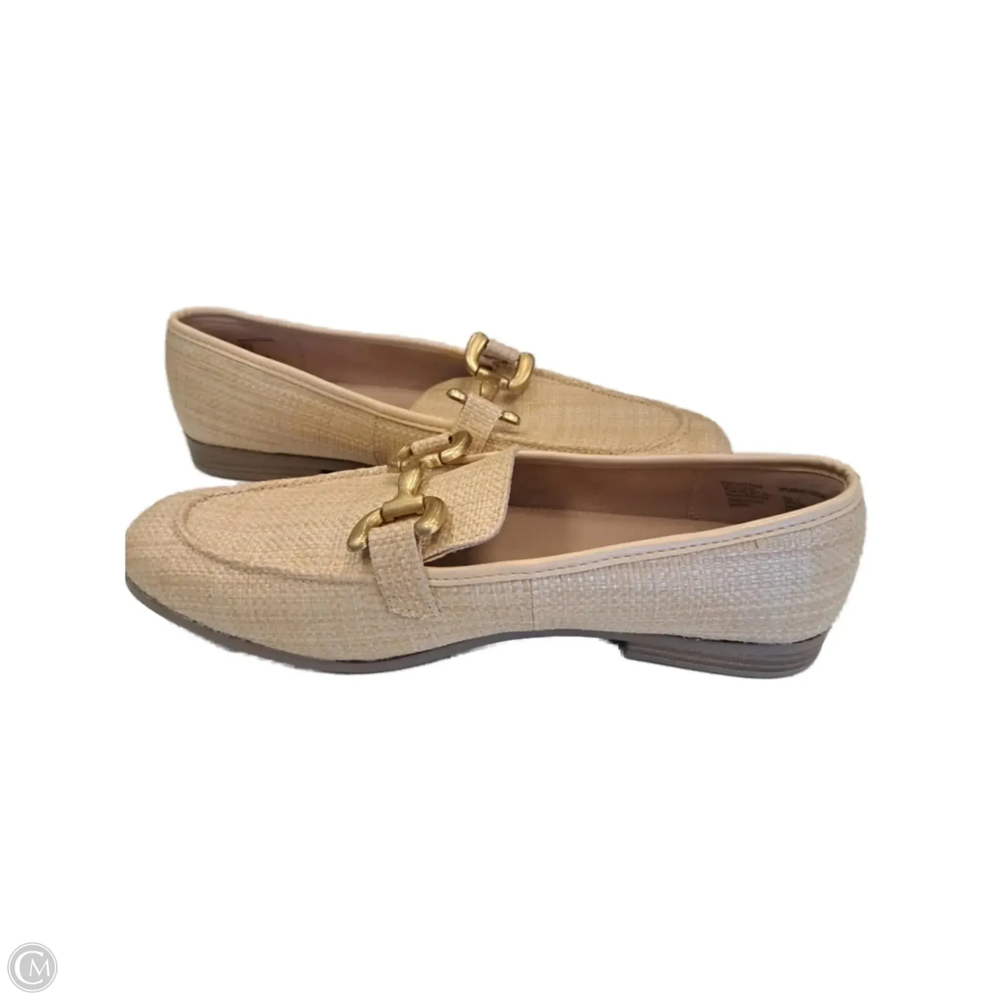 Shoes Flats By Time And Tru In Gold, Size: 11 Casual Bottom Shoes