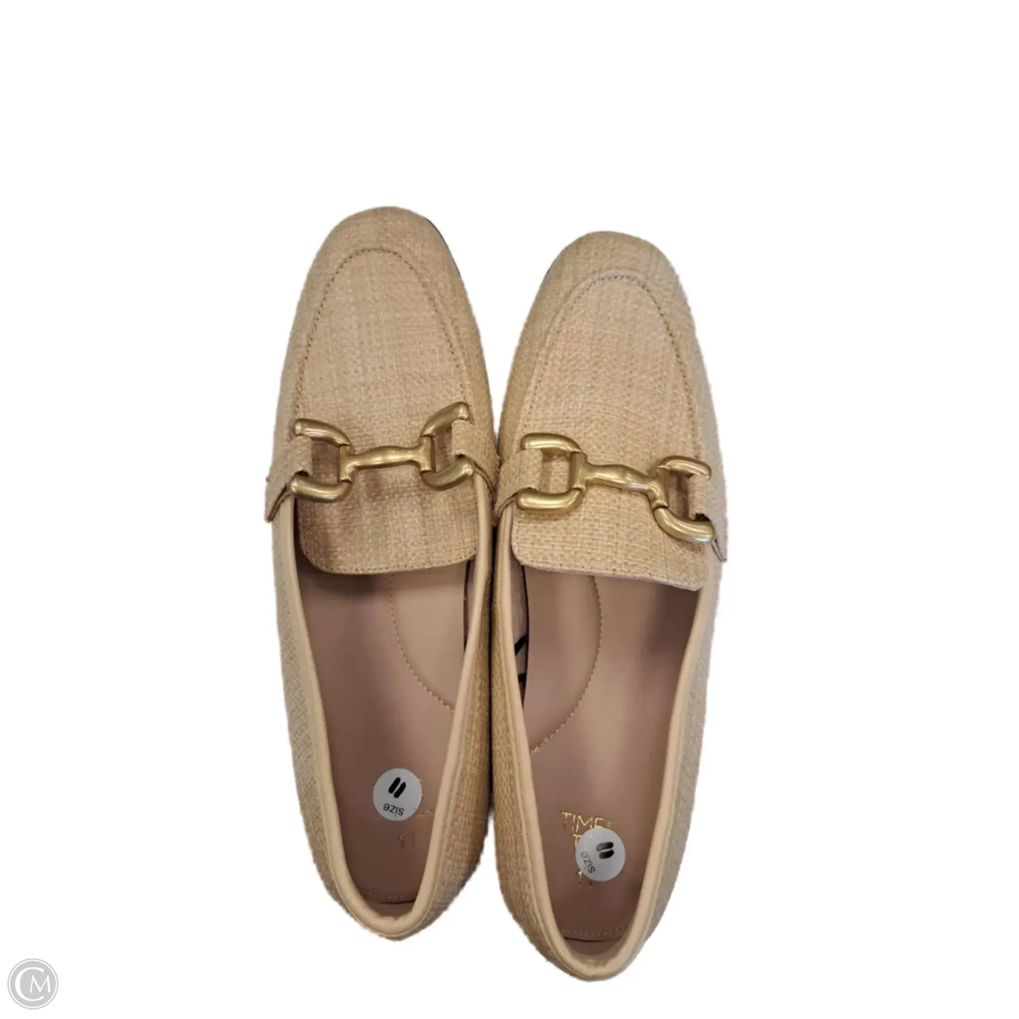 Best Comfy Casual Shoes Shoes Flats By Time And Tru In Gold, Size: 11