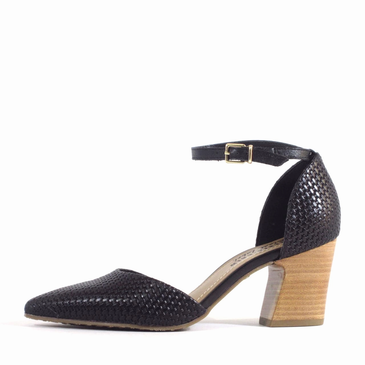 Hogtied In High Heels Miracle Woven Block Heeks