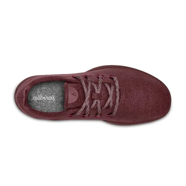 Leather Shoes Casual Allbirds Wool Runners - LIMITED EDITION: Berry Red (dark red Sole)