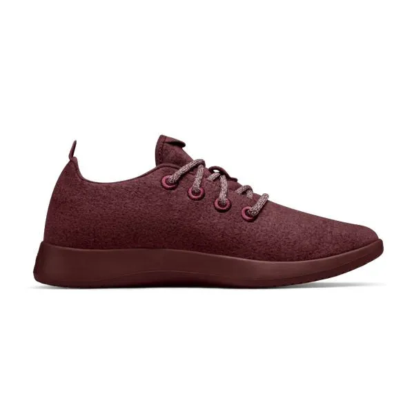 Casual Shoes No Socks Allbirds Wool Runners - LIMITED EDITION: Berry Red (dark red Sole)