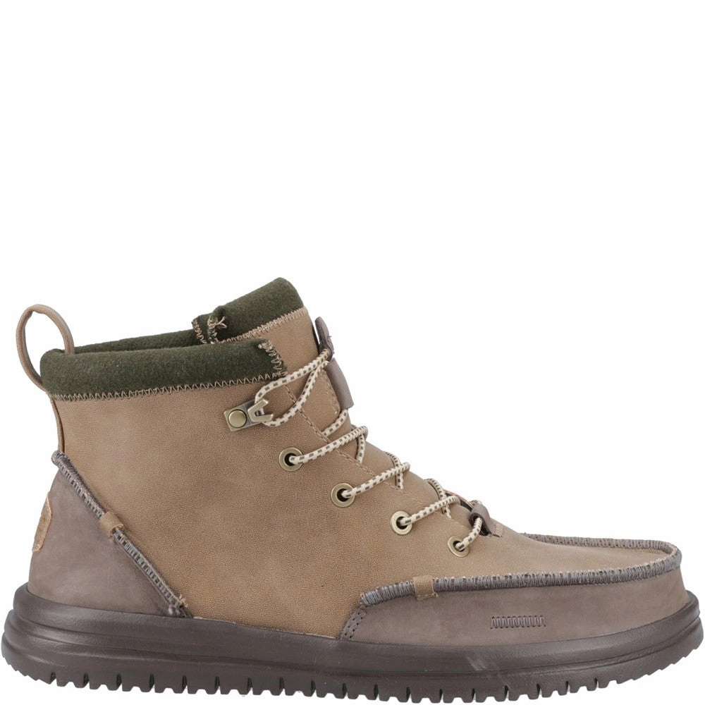 HEYDUDE Bradley Tumbled Classic Boots Leopard Bootie Boots