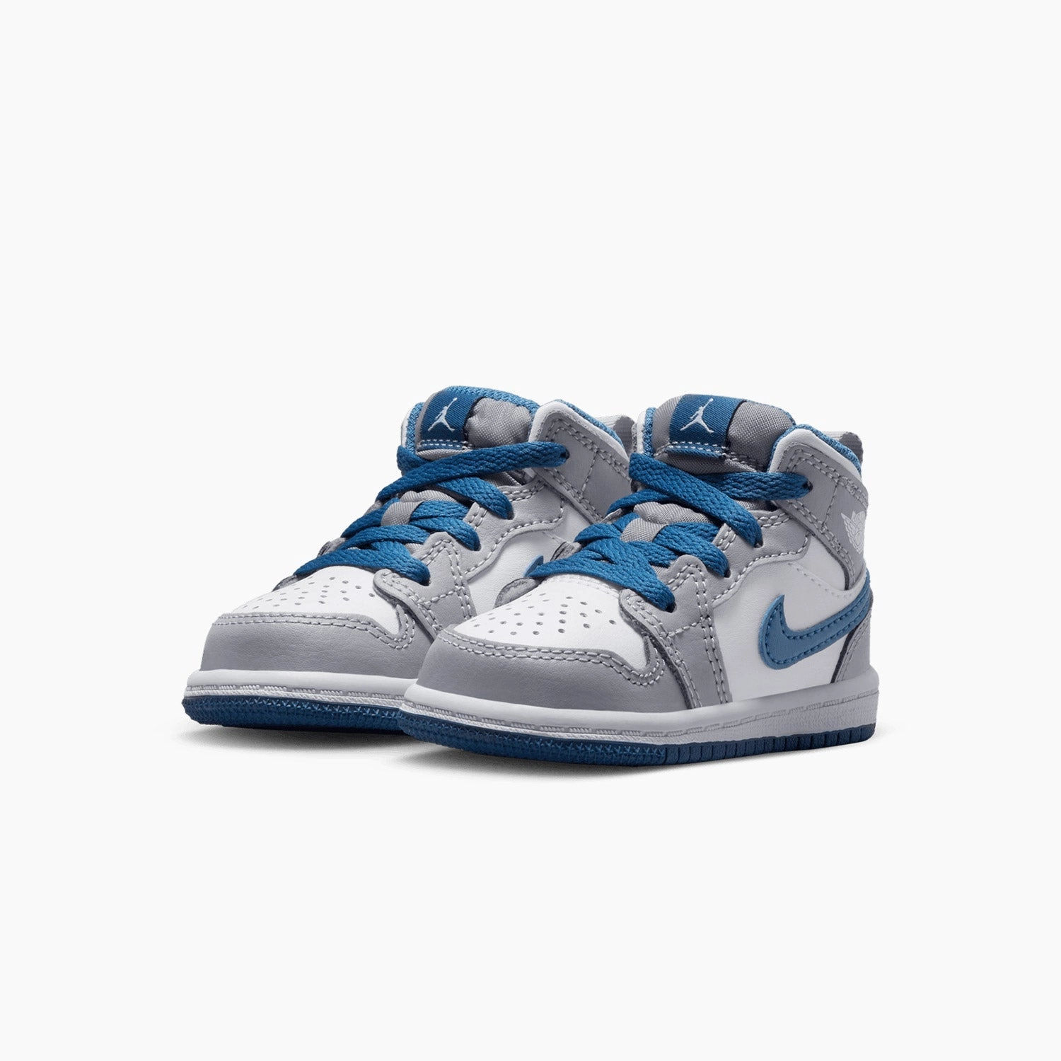 Table Tennis Sneakers Kid's Jordan 1 Mid "Cement True Blue" Toddlers
