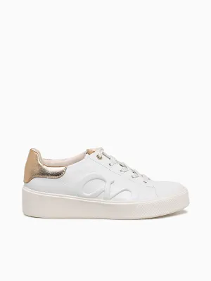 Morrison Logo White Gold leather Apt 9 Casual Shoes