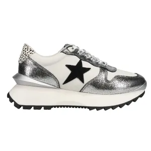 Mesh Shoes Casual Major Metallic Slip On Platform Sneakers