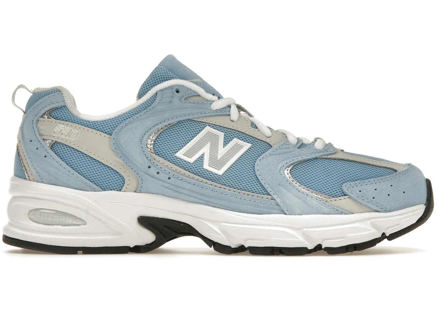 New Balance White Platform Sneakers New Balance 530 Blue Haze