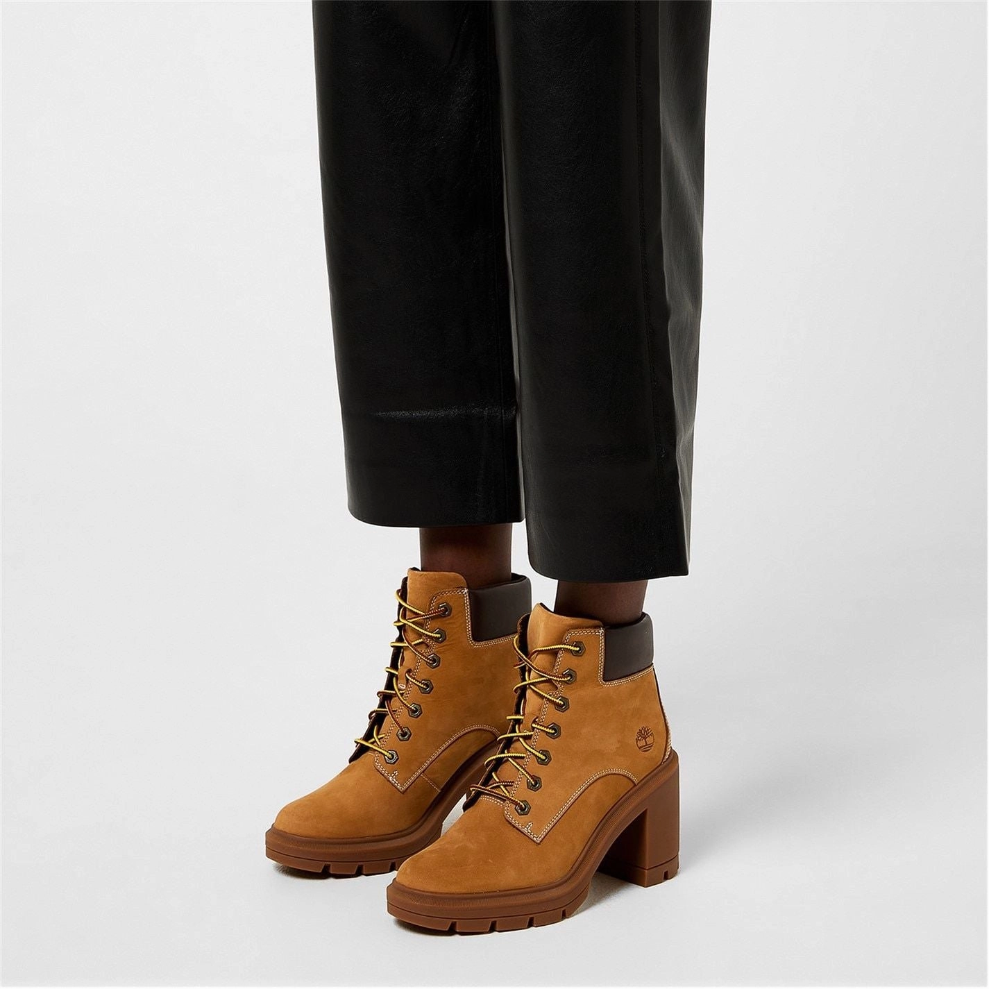 Military Hiking Boots Timberland  Allington Lace-Up Heeled Boots Wheat Nubuck