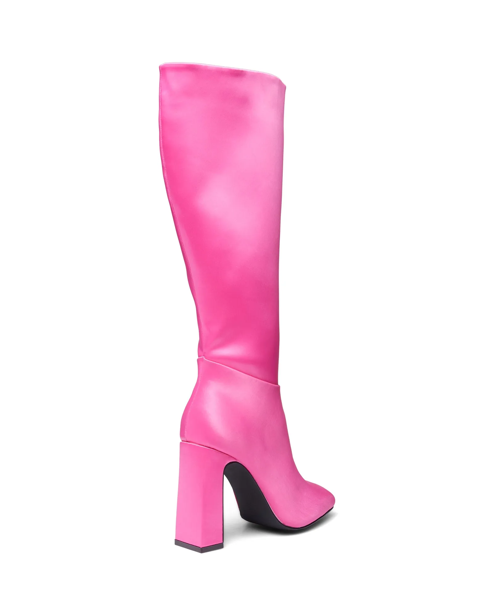 Muse Pink Satin  *FINAL SALE* Ankle Boots With Heel