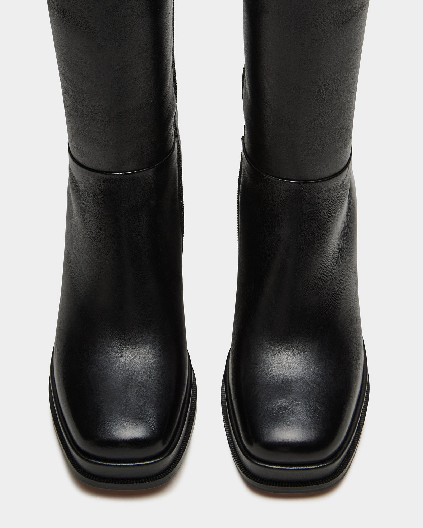Boots With Side Zippers MYSTERY BLACK LEATHER
