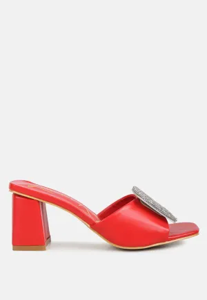 Dsw High Heel Boots naflah rhinestone embellished slip on sandals