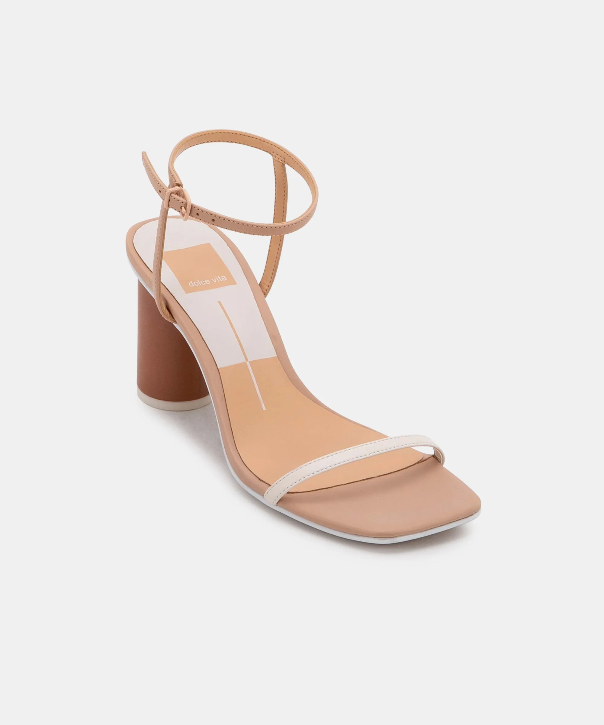 Heel Tips For Shoes NAOMEY HEELS NUDE MULTI LEATHER - re:vita