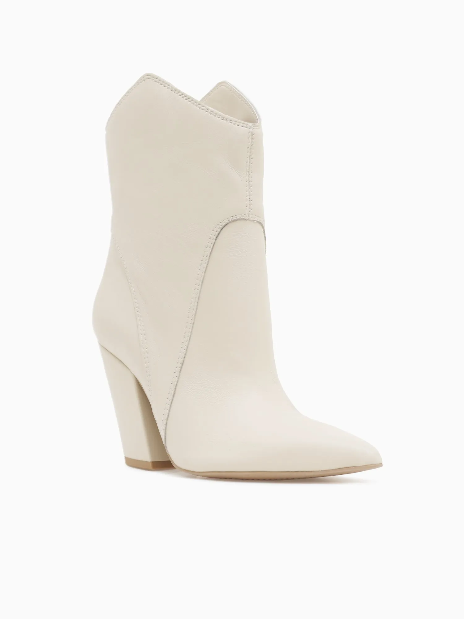 Nestly Ivory Leather Blush Casual Shoes