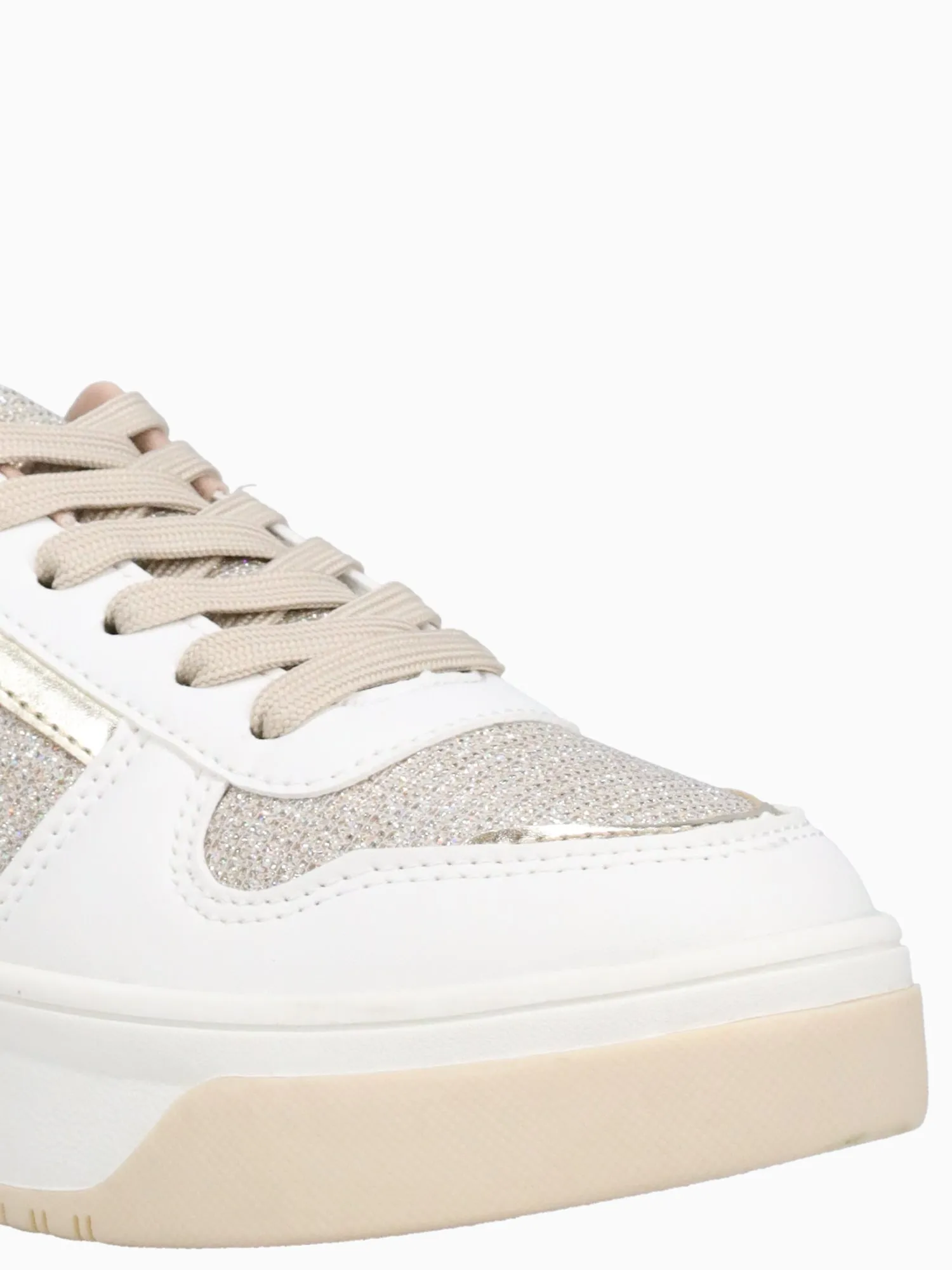 Yadi Gold Smooth Metallic Casual Boots