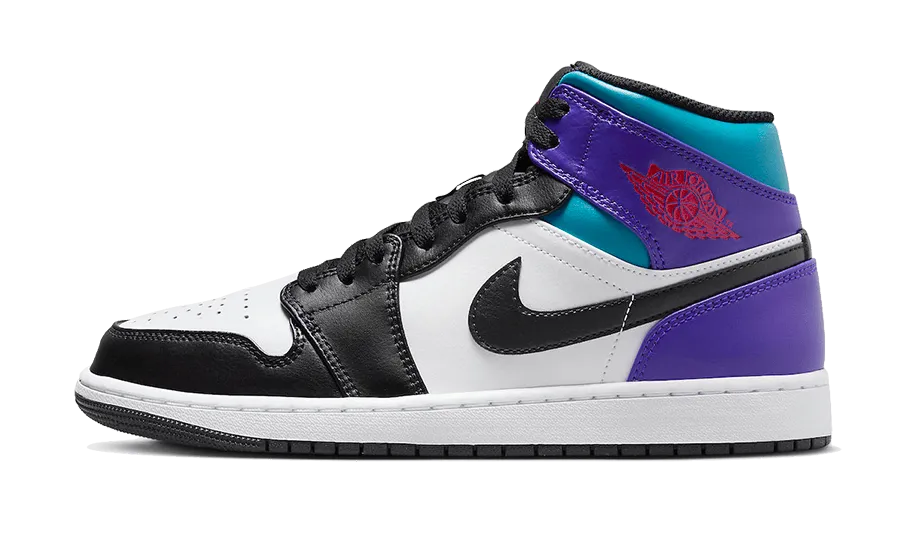 Air Jordan 1 Mid Aqua Mcfly Sneakers