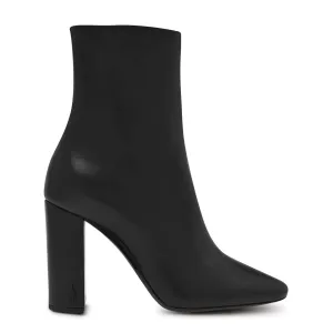 Saint Laurent  Lou Heeled Ankle Boots Black 1000 Warm Winter Dress Boots