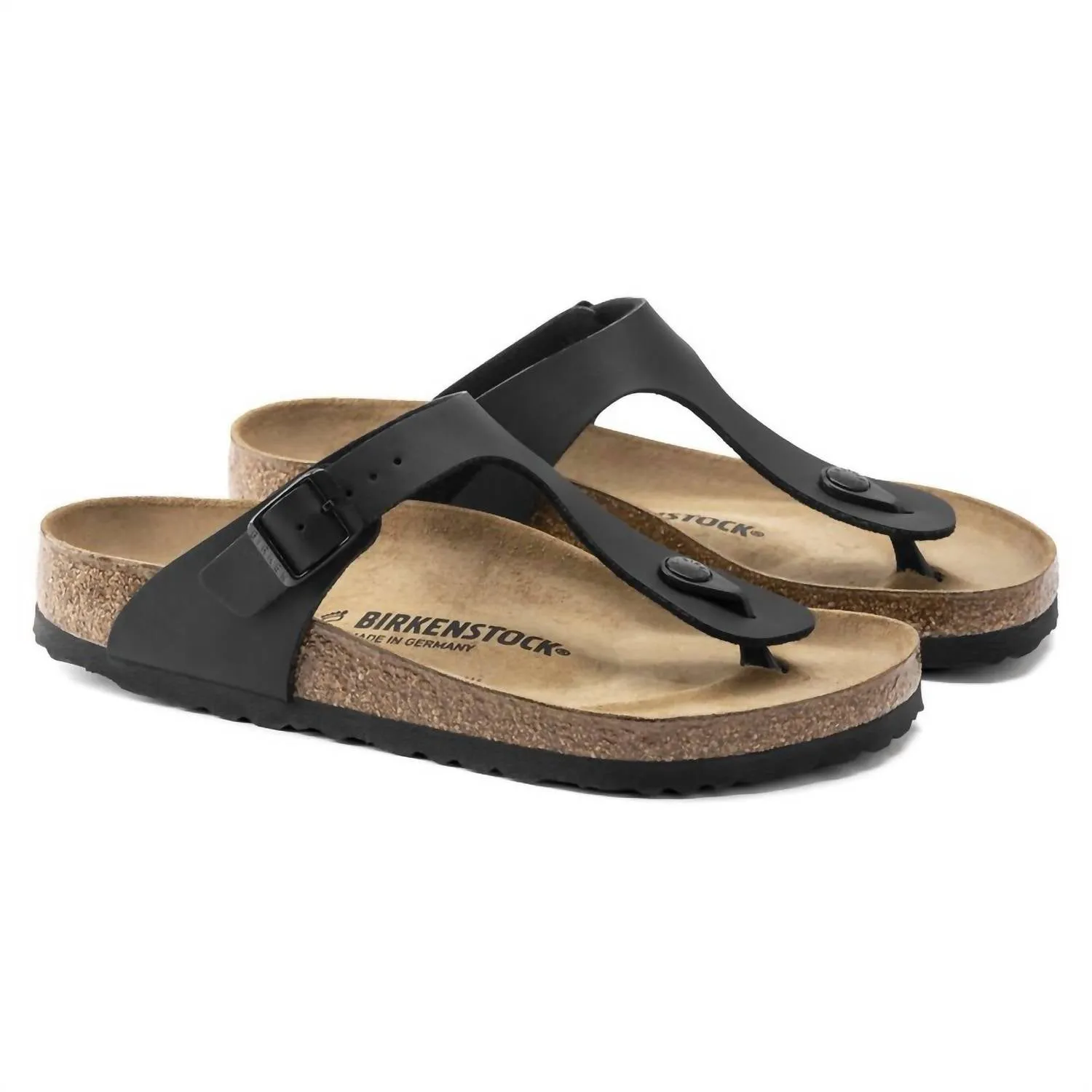 Tie Up Sandals Heels Women's Gizeh Birko-Flor Sandals In Black