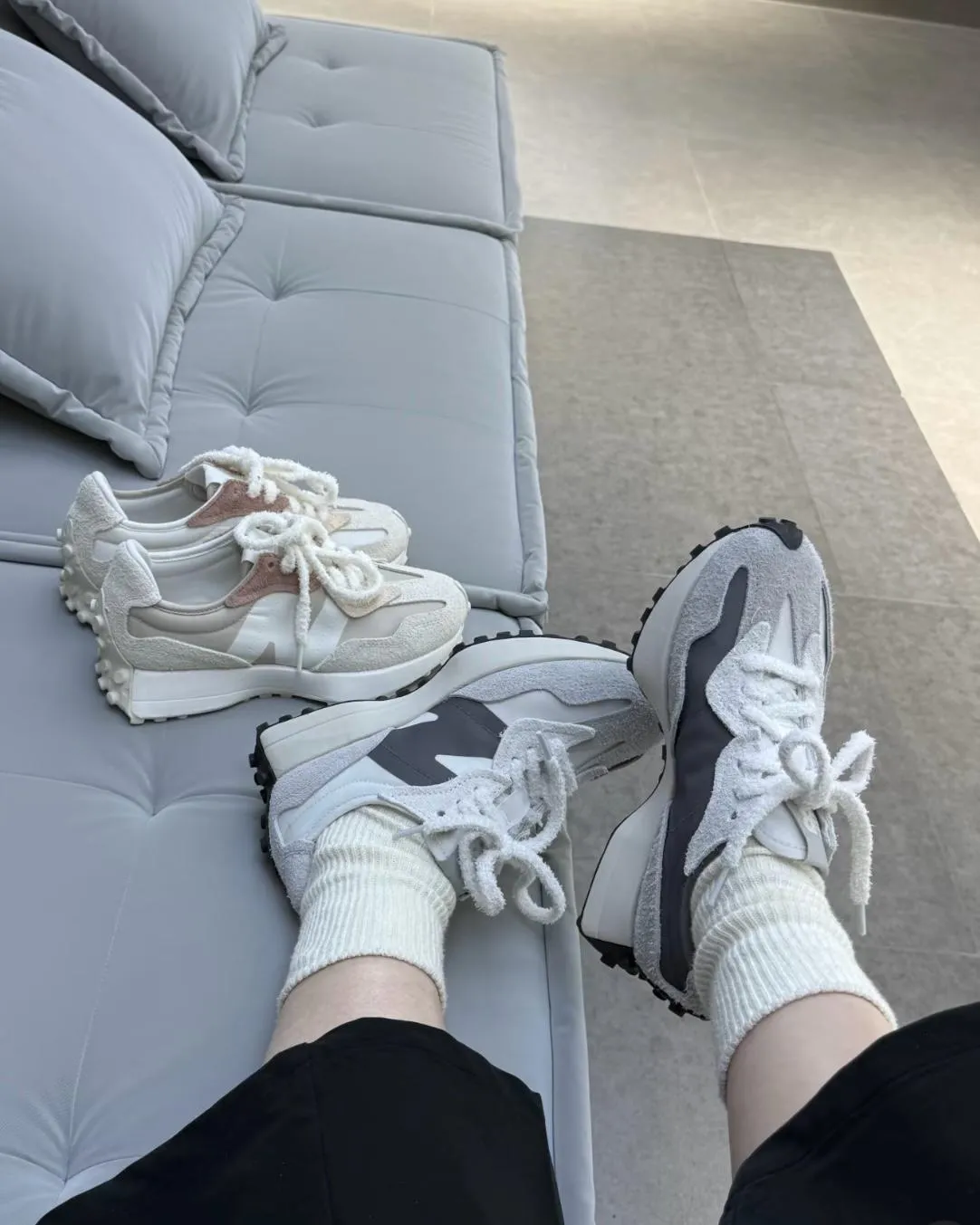 New Balance 574 Navy Grey NEW BALANCE 327 | SUMMER ORANGE/GREY