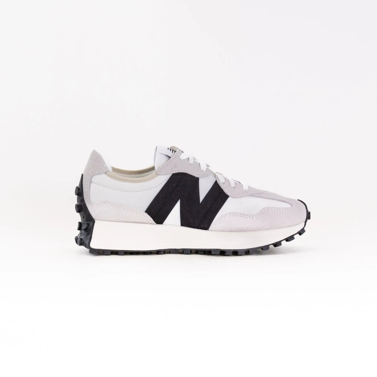 New Balance 327 (Women's) -  Sea Salt/White and Black New Balance Shoes Tennis