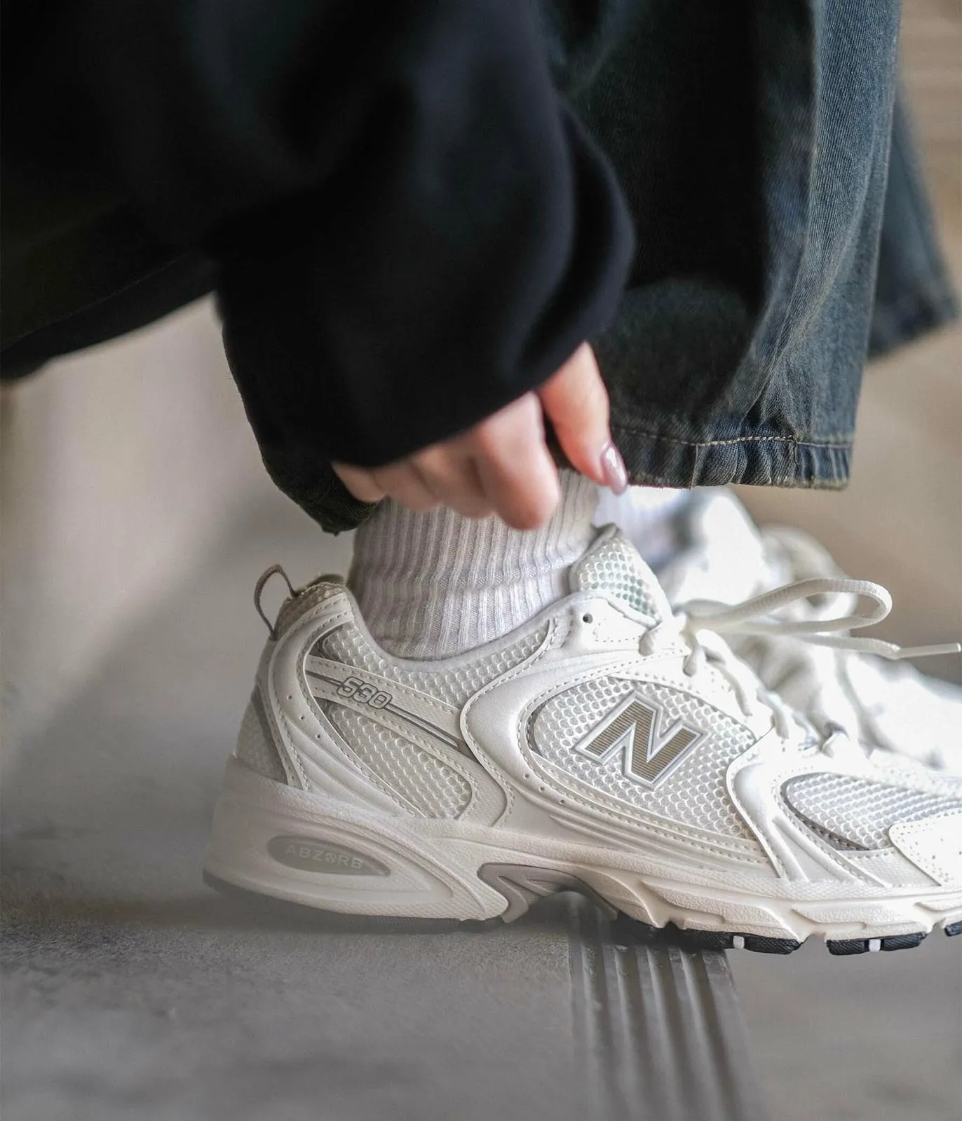 NEW BALANCE 530 | CREAMY GREY Nordstrom New Balance Shoes