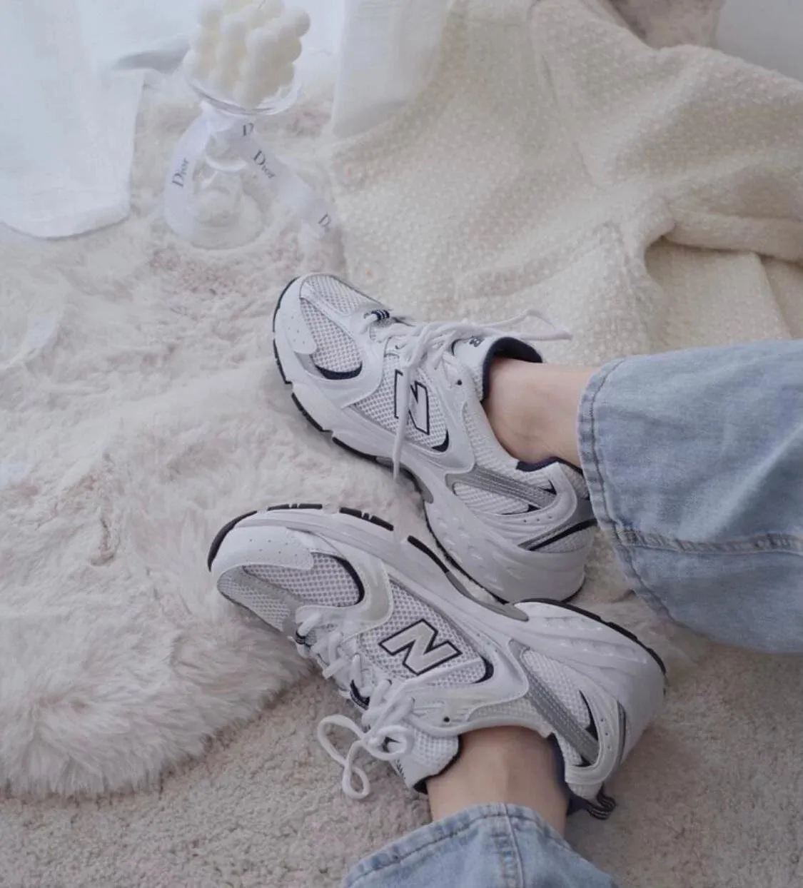 NEW BALANCE 530 | WHITE SILVER Maroon New Balance 550