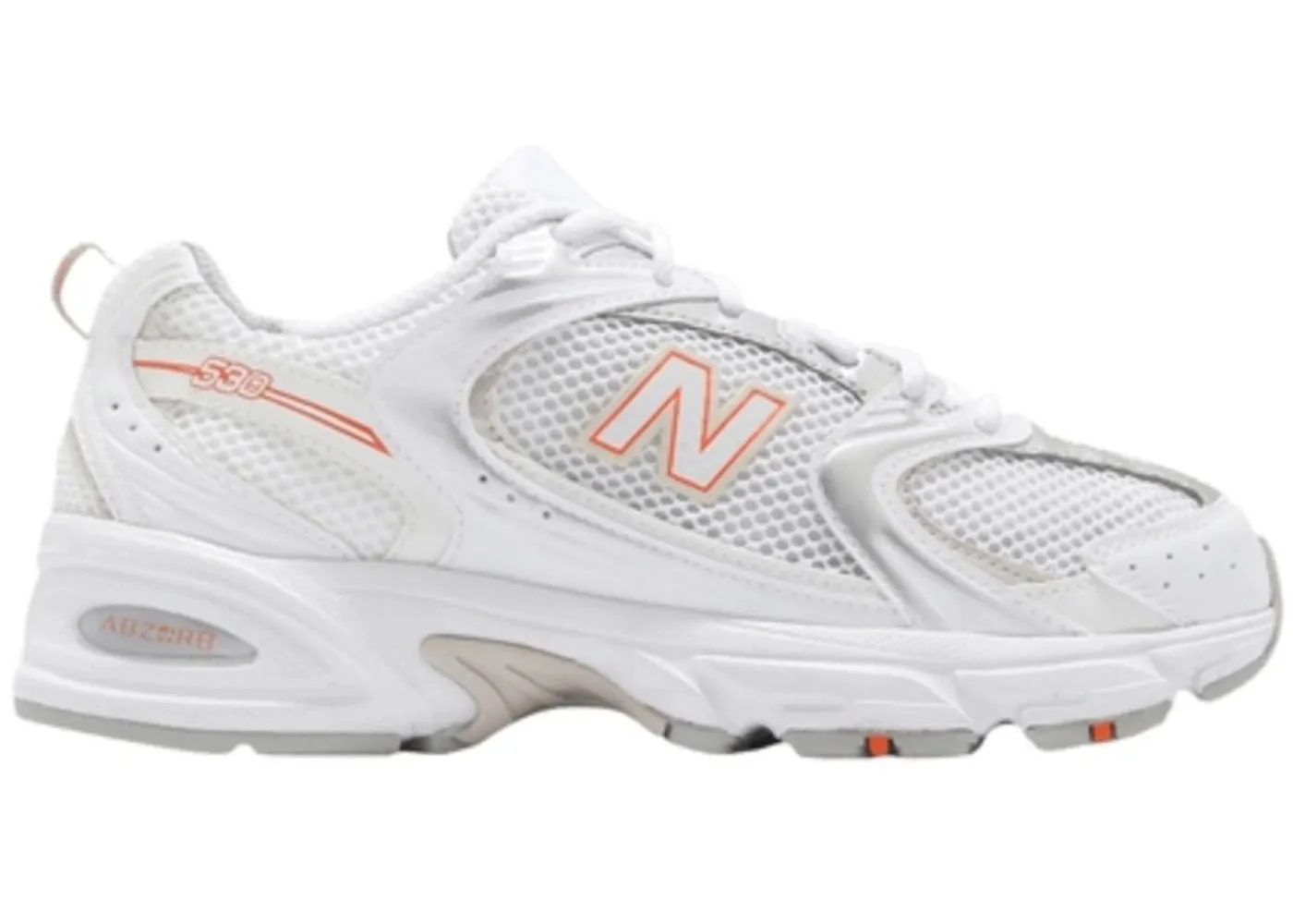 New Balance 530 Silver New Balance 530 White Silver Retro Orange