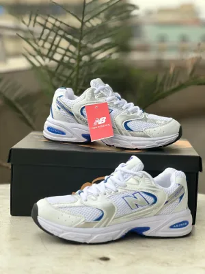 New Balance Jogging Shoes New Balance 530 White/Silver/Blue Running Sneakers