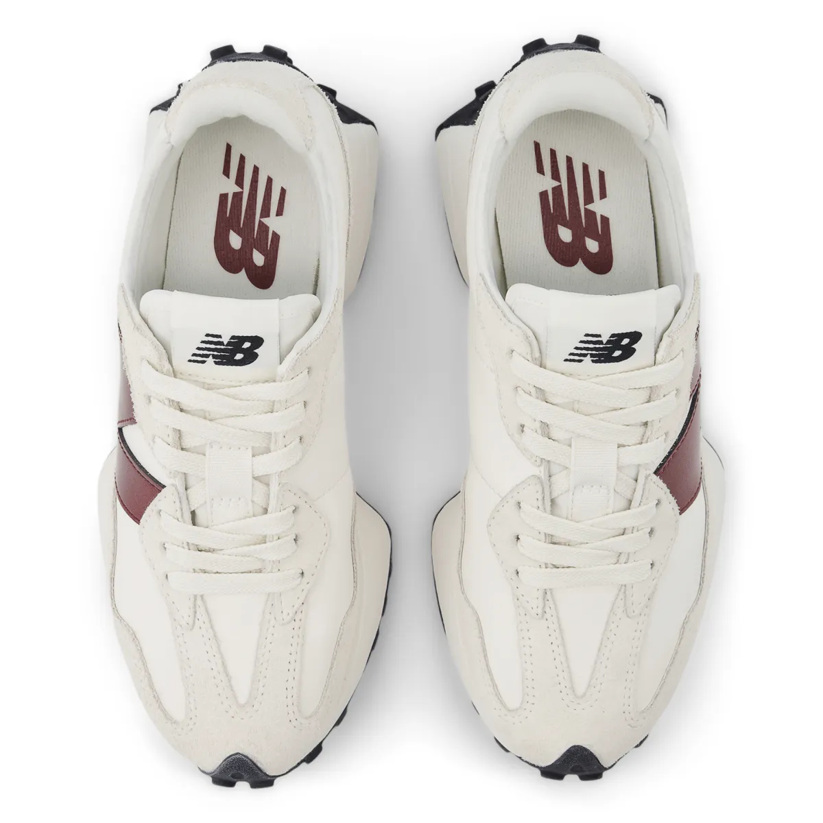 Customized New Balance Shoes New Balance Women's WS327JWC Sea Salt/Monarch Burgundy