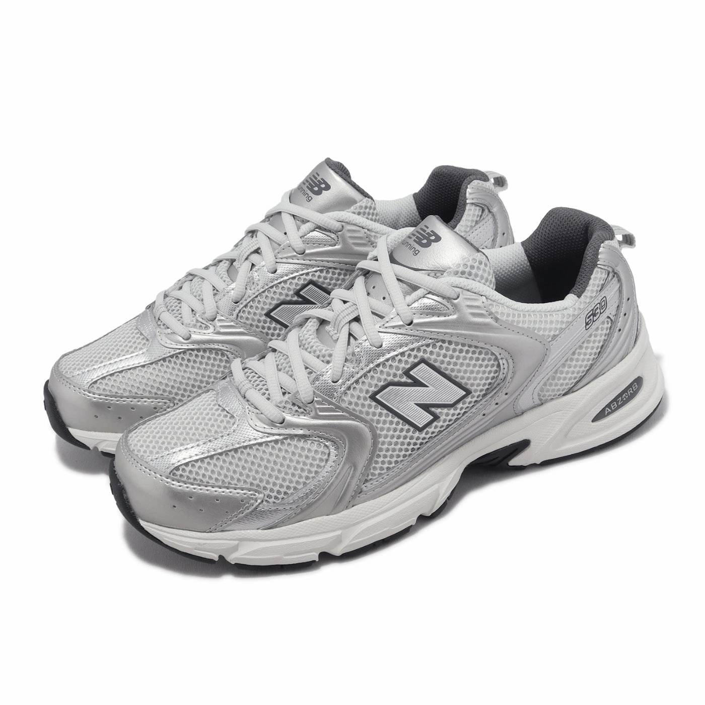 Womens Red New Balance New Balance 530 Grey Matter Silver Metallic