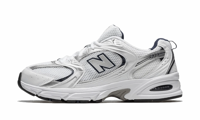 New Balance 530 White Grey Navy New Balance Trail Running Shoes Men