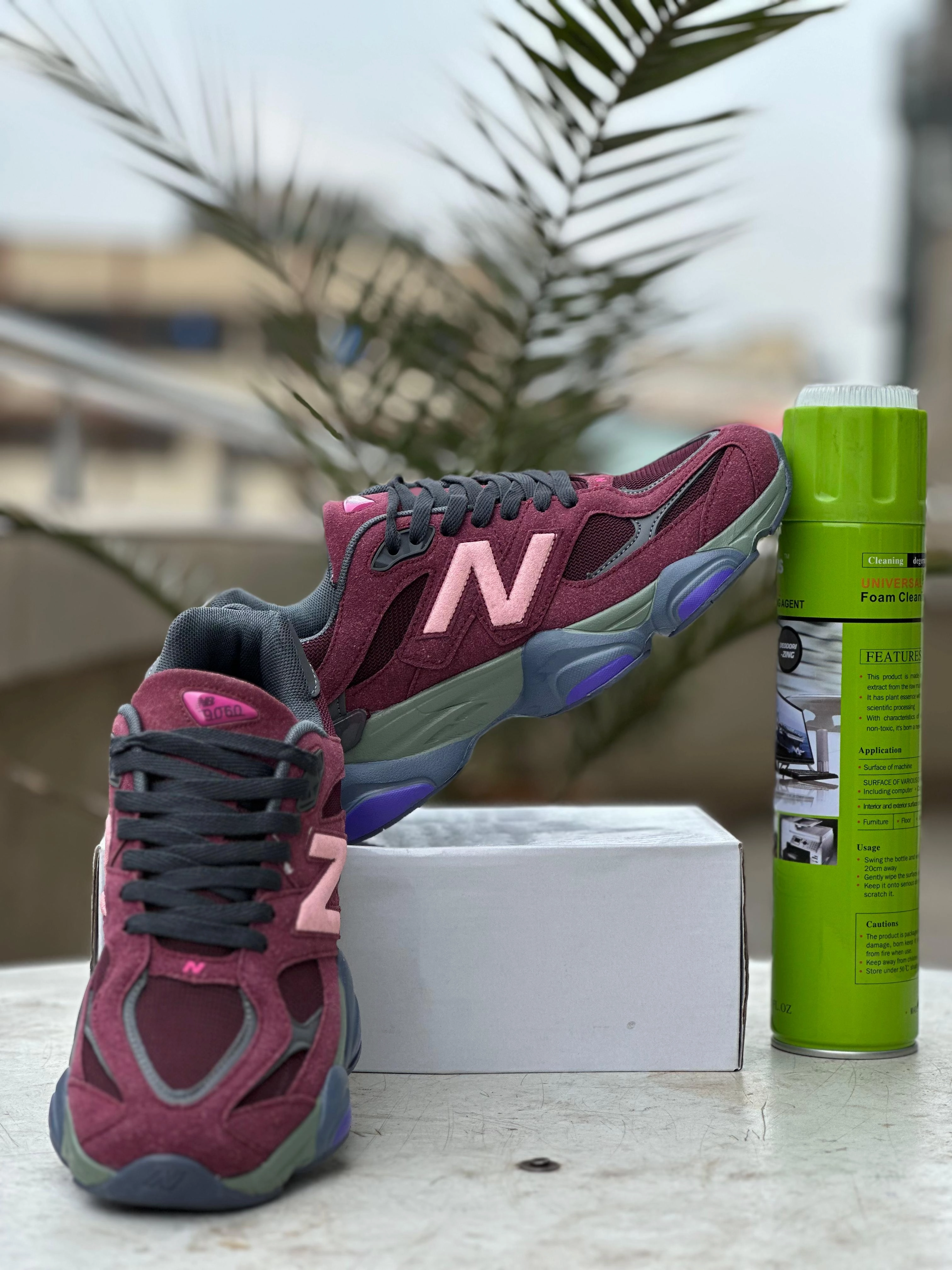 New Balance 9060  Burgundy/Pink Shoe Dept Sneakers